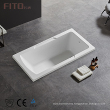 Embedded Modified Beautiful Drop In Acrylic 180CM Bathtub For Hotel